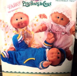 4331 CPK PREEMIES DOLL BONNET, PANTIES, COAT, DRESS PATTERN
